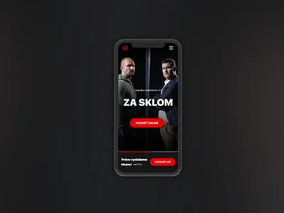 JOJ.sk web redesign | 2/3 brand identity branding concept dark design ipad iphone mobile responsive streaming television tv ui uidesign ux uxdesign web web design webdesign