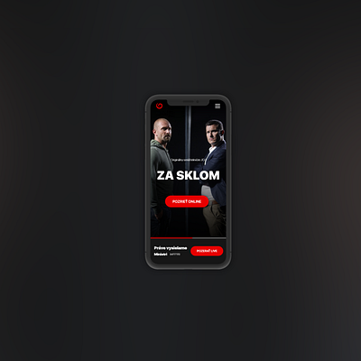 JOJ.sk web redesign | 2/3 brand identity branding concept dark design ipad iphone mobile responsive streaming television tv ui uidesign ux uxdesign web web design webdesign