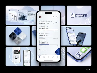 Driving ROI with Strategic UX in Middle East Banking banking bento branding cx design dubai emirates finance financial fintech light ui nbd uae ui user experience user interface ux