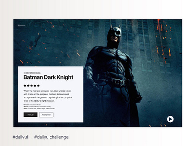 Daily UI #025 - TV App 025 app design aveiro batman clean ui daily ui dailyui dailyui025 elvas freelancer graphic designer grid layout layout design minimalism minimalist movies app tv app ui designer ui ux