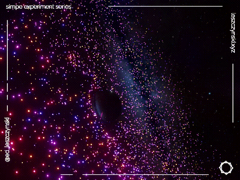 Galaxy collapse 3d art abstract art artwork blender galaxy gif loop motion design space