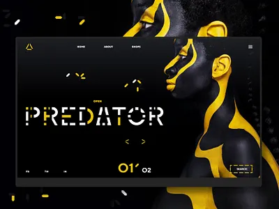 Inspirational design brand colors cover creative design shops ui website