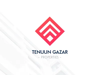 Tenuun Properties Logo branding design icon illustration lettering logo minimal type typography vector