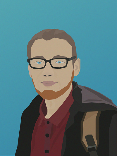 Me in Geometric style geometric illustration