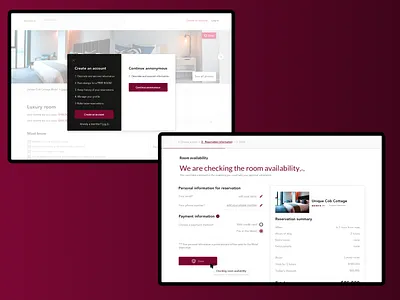 MotelNow - web app adobe xd app booking app design reservation ux uxui