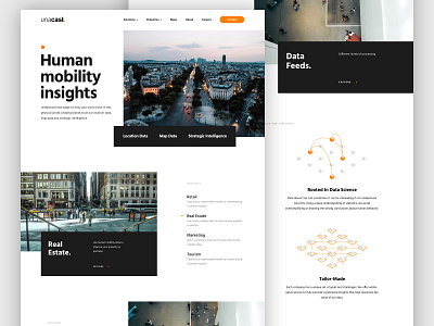 Unacast - website redesign! clean data landing page landingpage ui ux web design webdesign website