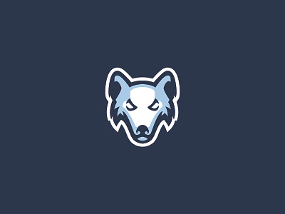 Snow Wolf branding design flat illustration illustrator logo mascot mascot logo mascotlogo minimal snow snow wolf snowwolf vector wolf