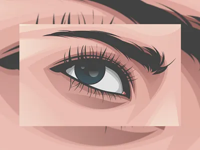 eye illustration art character creative illustration illustrator logo portrait vector vexel work
