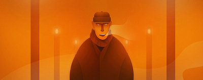 Just a Yellow Man... art character characterdesign concept design illustration