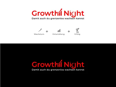 A professional Logo called: Growth Night professional logo design
