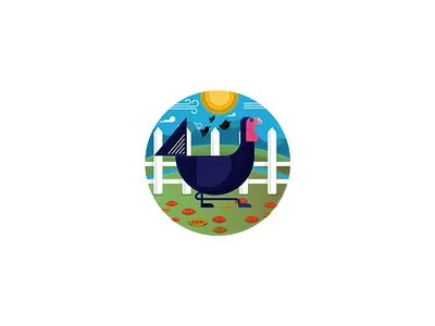 Birds 1/4 bird design illustration iran ui vector