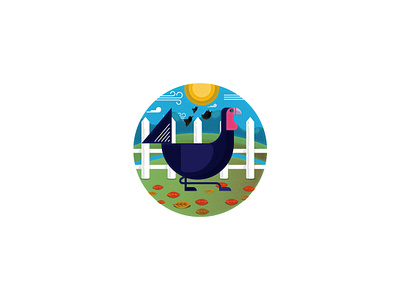 Birds 1/4 bird design illustration iran ui vector