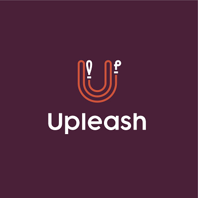 Upleash Vertical animal branding cat design dog icon identity illustration leash line logo owner pet pet owner u up vector vet veterinary