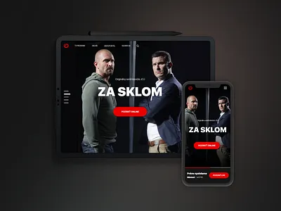 JOJ.sk web redesign | 3/3 brand identity branding concept dark design ipad responsive responsive design television tv ui uidesign ux uxdesign web web design webdesign