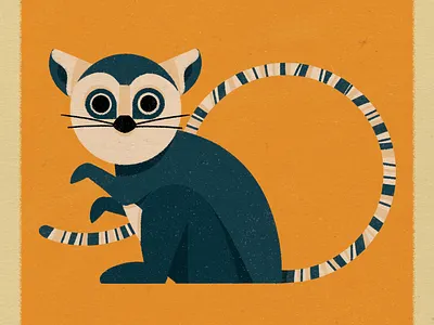 LEMUR art illustration design artists artist creative draw graphic graphics illustration lemur paper picture