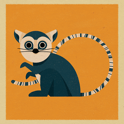 LEMUR art illustration design artists artist creative draw graphic graphics illustration lemur paper picture