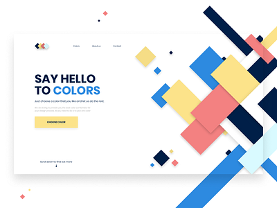 Colors Hero Image design hero hero image ui ux ux ui vector web web design websites