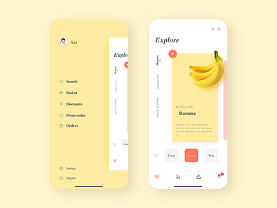 The app of eating all app branding eat food fruit icon illustration lovely recipe ui ux web 插图 设计