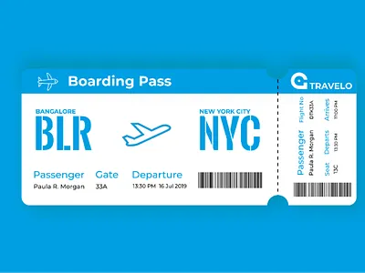 Travel Boarding Pass boardingpass design traveller graphicdesign tickets travel travel design traveltickets