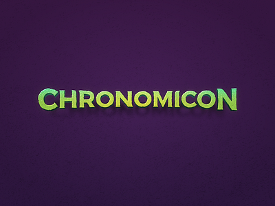 Chronomicon Event Logo branding chrono.gg gaming logo logo design vector wordmark