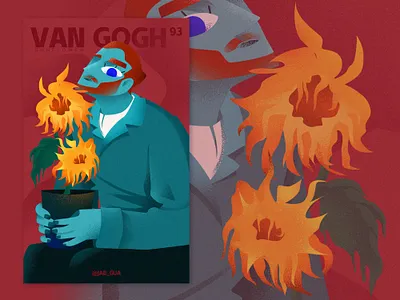 sunflower inspiration taiyanghua van gogh 插图