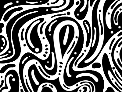 Colony digital art monochrome patterns shapes