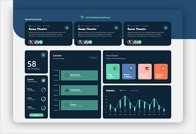 Dark mood Dashboard ui ux ui design ux design