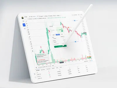 Decentralized Exchange 2d app bitcoin clean crypto design dex finance fintech flat interface minimal mobile trading typogaphy ui ux web