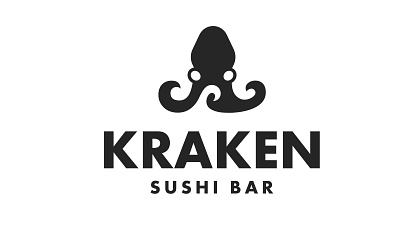 Kraken Sushi Bar affinity design animal brand branding design graphic design japanese logo octopus ramen salmon sea creatures sushi bar