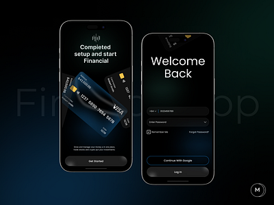 Finance Mobile App app b2b banking management digital banking finance finance app fintech fintech app investment ios app mobile money transactions transfer ui ui design ux wallet