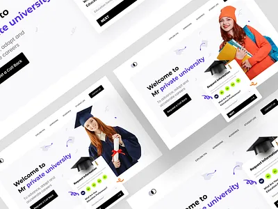 Education Website || Landing Page Exploration product ui ux web website