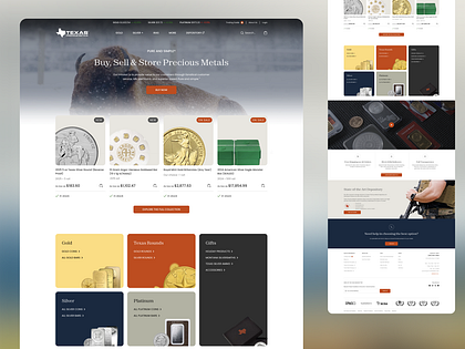 Texas Precious Metals – Enhanced Ecommerce Experience