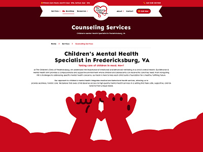 Intuitive Website for Pediatric & Family Counseling branding clinic website counseling creative design design healthcare website landing page design medical landing page mental health mockup modern design psychology responsive ui user experience ux webdesign website wellness wordpress website