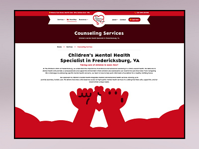 Intuitive Website for Pediatric & Family Counseling branding clinic website counseling creative design design healthcare website landing page design medical landing page mental health mockup modern design psychology responsive ui user experience ux webdesign website wellness wordpress website