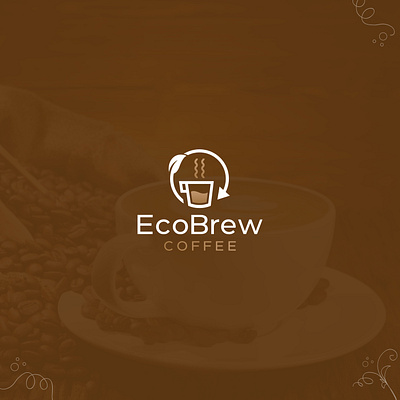 Ecobrew Coffee - Nature-Inspired Logo Design brand identity branding creative design design logo graphic design icon illustration logo logo design logos logotype minimal minimal logo minimalist minimalist logo modern modern logo simple unique