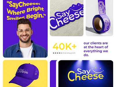 Say Cheese logo design ( unused ) best logo design branding bright logo design clean logo dentist logo design layout designinspirations graphic design logo logo design logo for sale logo maker logo presentation logos minimal minimalistic logo design playful logo design say cheese logo typography logo unused logo