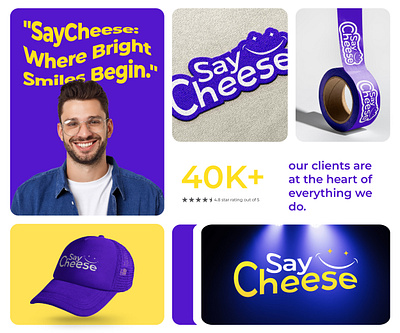 Say Cheese logo design ( unused ) best logo design branding bright logo design clean logo dentist logo design layout designinspirations graphic design logo logo design logo for sale logo maker logo presentation logos minimal minimalistic logo design playful logo design say cheese logo typography logo unused logo