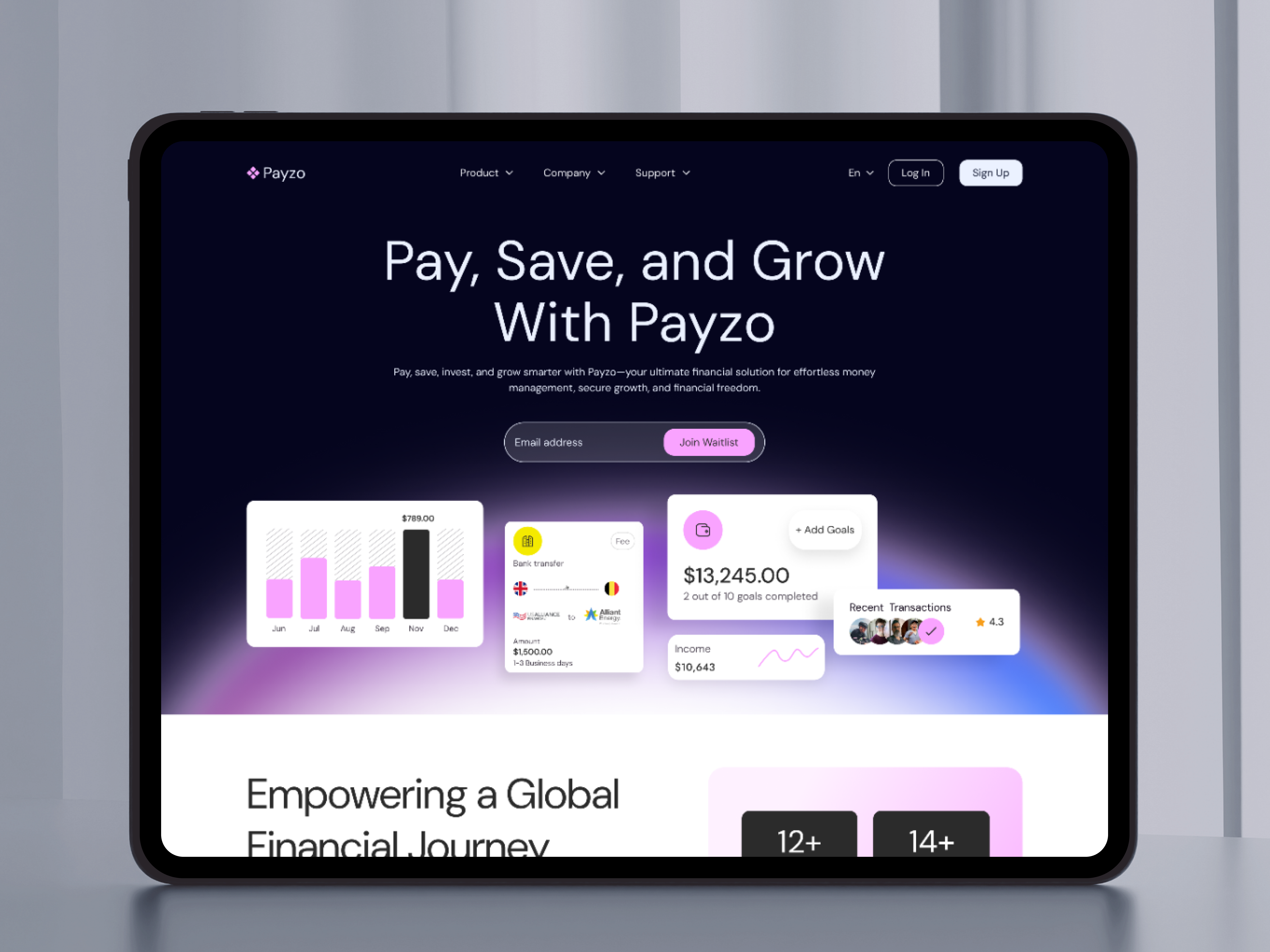 Example of Converting Website / Landing Page Design