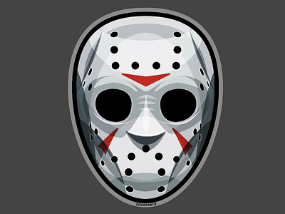 War Face affinity designer friday the 13th horror ipad artist jason thriller vector vector art