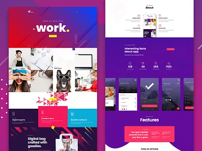 Folio Lix PSD Template app creative creative agency creative design mockup portfolio portfolio site presentaion project psd showcase template