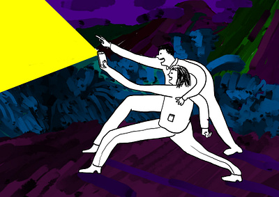 To the conquest of space drawing editorial illustration illustration