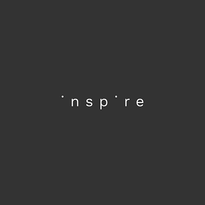 inspire brand dribbble identity inspire logo logotype minimalism project sygnature ui vector