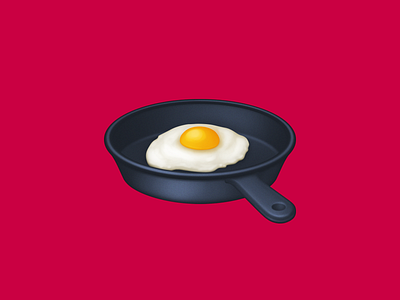 🍳 Cooking – U+1F373 cooking egg emoji facebook food fried egg frying icon pan skillet