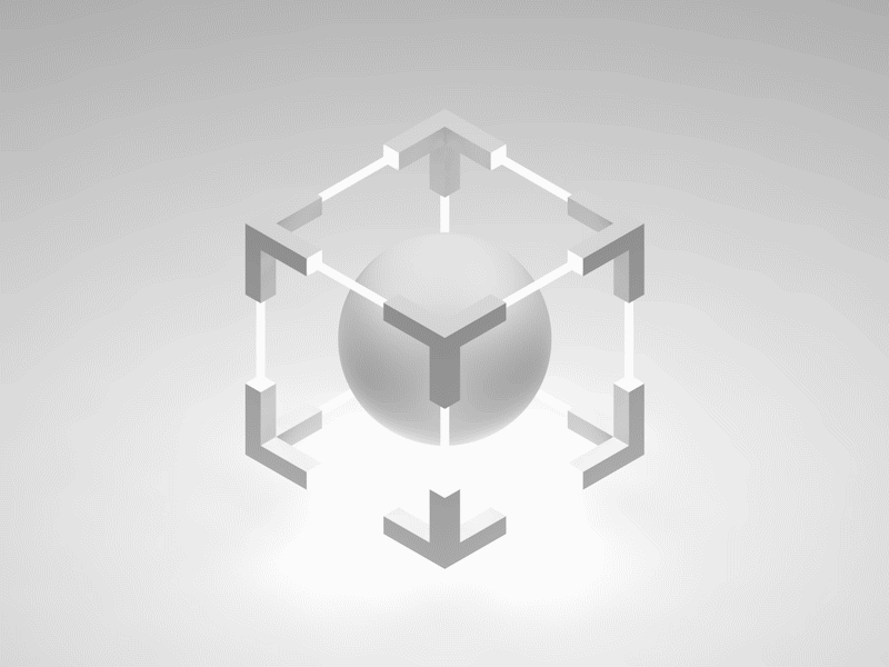 AR Icon 3d animation design loop