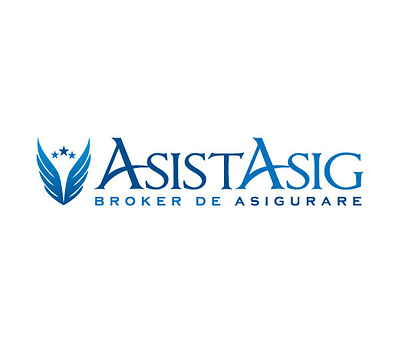 AsistAsig asigurari assurance branding broker design logo vector