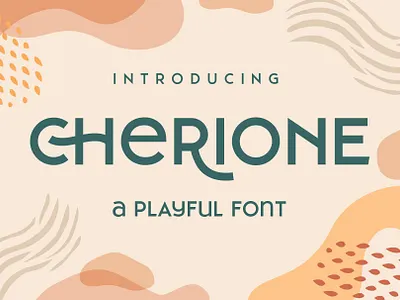 Cherione - Playful Font branding classy clothing decorative elegant fonts feminine floral font design fonts collection jewelry luxury minimal modern fonts playful font sale sans serif sans serif font serif font serif fonts summer