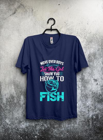 Move Over boys Fishing T shirt design fish fishing fishingtshirt tshirt tshirt design tshirtdesign tshirts type typography