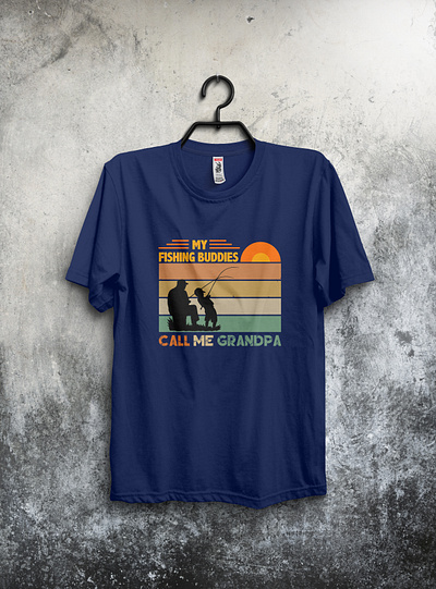 My fishing Buddies Call me Grandpa design fish fishing fishingtshirt tshirt tshirt design tshirtdesign tshirts type typography