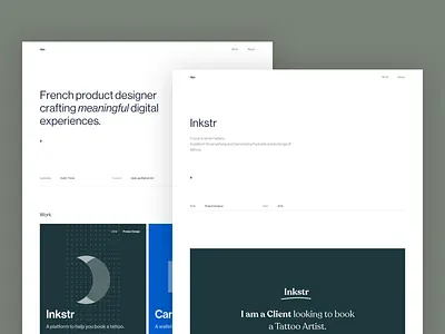 Ugo Olsak - Portfolio 2019 minimalism minimalist minmal portfolio ui ux webflow