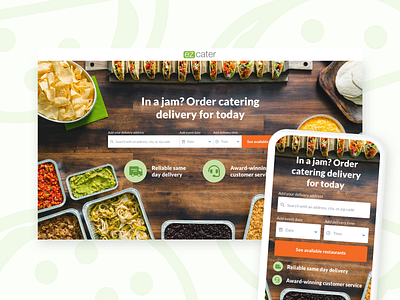 Last minute splash catering customer service delivery design food form form field full splash hero last minute product design splash taco ui ux